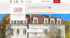 Desktop Screenshot of chateau-de-la-dame-blanche.fr